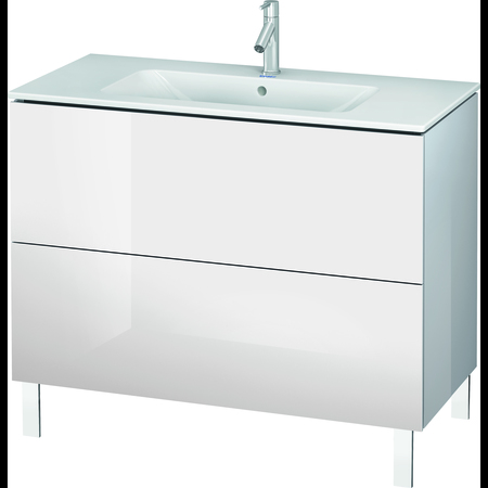 DURAVIT L-Cube Floor Standing Vanity Unit Lc662702222 White High Gloss LC662702222